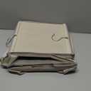 YOUDENOVA Hanging Closet Organizer, 6-Shelf Closet Hanging Storage with Side Pockets, Beige