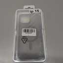 Magnetic for iPhone 15 Pro Case [Compatible with MagSafe] with 2X Screen Protector, Military-Grade Slim Shockproof Phone Cover Translucent Matte Anti-Fingerprint for iPhone 15 Pro 6.1'', Black