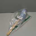 Loofah Back Scrubber for Shower, Wooden Long Handle Bath Sponge Lufa Shower Brush, Soft Nylon Mesh Back Cleaner Washer, Women & Men Exfoliating Luffa Pouf on a Stick for Body (Blue)