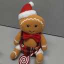 BWFY 1 PC Gingerbread Man Christmas Decorations Indoor for Christmas Ornament Home Decor Gingerbread Doll for Gift Door Window Table Tree Holiday Xmas Season Decor