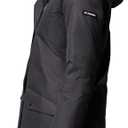 Columbia Womens Suttle Mountain Long Insulated Jacket, Black, Medium