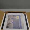 upsimples 16x16 Picture Frame, Display Pictures 12x12 with Mat or 16 x 16 Without, Wall Hanging Square Frames, Black, 1 Pack