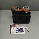 Karaoke Machine,Portable Bluetooth Speaker with 2 Wireless Microphone for Adults & Kids with LED Lights, Karaoke Microphone with PA System Supports USB/TF/AUX,Gift for Party (Black)