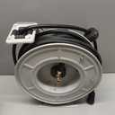 M MINGLE Retractable Pressure Washer Hose Reel, 1/4" 60ft Power Washer Hose Reel, Auto Rewind Hose Reel, Wall/Floor Mounted, 3600 PSI