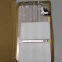 RattanView 2 Pcs 15 Inch Acrylic Risers Display Stands Rectangular 4-leg Acrylic Plant Stand, 6mm Thick Clear Shelf Riser Display Stands for Decor Collectibles Figures and Item Photography