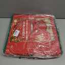 Christmas Ornament Storage Box with Dividers Fits 64 Holiday Ornaments 3 Inches Top Clear Christmas Storage Container with 4 Separate Trays Dual Zippers Red Holiday Ornament Storage Box Bin