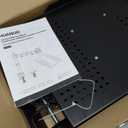 HUANUO Laptop Desk Mount - 17' to 32' Monitor Arm, Ventilated Tray, Fully Adjustable with Tilt, Swivel & Rotation, Holds up to 22 lbs