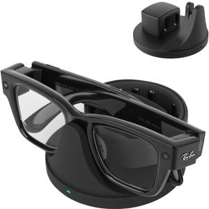 2-in-1 Charging Station Compatible with RayBan Meta Display Glasses & Neural Band, Charging Stand Compatible with Meta Display Glasses Accessories