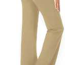 Tapata Women's 28''/30''/32''/34'' Stretchy Bootcut Dress Pants with Pockets Tall, Petite, Regular for Office Work Business, M