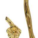 Brass Cabinet Handles Flower Branch Shaped Dresser Knob Twig Branch Cabinet Drawer Knobs Decorative Pulls for Cabinet Dresser Closet Cupboard Wardrobe (Copper1)