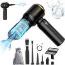 HRYCF Handheld Vacuum, Car Vacuum Cleaner,4-in-1 20000PA High Power Portable Rechargeable Vacuum Cleaner with Brushless Motor, Small Handheld Vacuum & Air Blower & Pump-Black