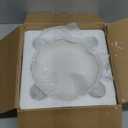 Pasta Bowls Set of 4, Ceramic 24.5oz Serving Salad Bowl, Large 8.5 inch Wide Shallow Soup Bowls with Wavy Rim, Easy to Clean, Oven Microwave Dishwasher Safe for Fruit Pasta Salad Dinner -Beige