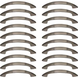 Probrico 5 Pack | 3-3/4 Inch Cabinet Pulls Polished Chrome Stainless Steel Kitchen Drawer Pulls, Chrome c,Size 4.7 inches