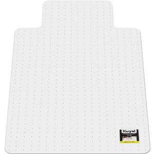 Kuyal Office Chair Mat for Carpet, 36x48 Clear Heavy Duty Computer Chair Mat with Lip, Under Desk Protector Carpeted Floors Mat, Easy Chair Movement,Ship Flat