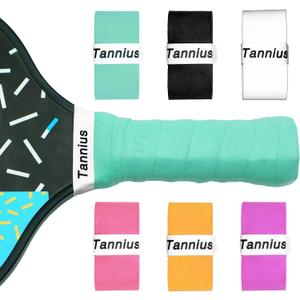 Pickleball Paddle Grip Tape, 6 Pack Precut Tacky Pickleball Grips, Absorbent and Enhanced Pickleball Paddle Overgrip