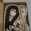 haapaw Dog Harness with Leash Set, No Pull Adjustable Reflective Step-in Puppy Harness with Thickened Padded Vest for Dogs (Beige) S