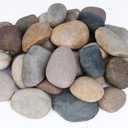 Pulovin 20 lbs River Rocks for Aquarium, 3-4 Inch Fish Tank Rocks, Natural Decorative Garden Rocks Outdoor Landscaping, Large Stone for Walkways, Yard, Vases, Crafts