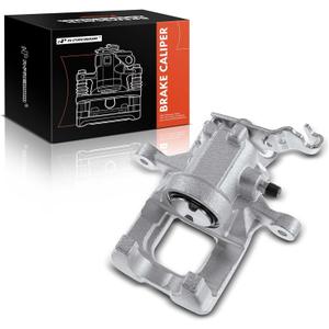 A-Premium Disc Brake Caliper Assembly Without Bracket Compatible with Select Audi and Volkswagen Models - A3, A3 Quattro, Beetle, Eos, Golf, Golf SportWagen, For Jetta, Passat - Rear Passenger Side