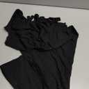 FECAFO Cut Out Hollow Out Ruched Slit Bodycon Dress for Women Sexy Side Slit Drawstring Club Party Short Sleeve Midi Dresses (Small, Black1)