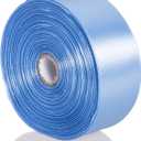 3 x 1 1/2 Inch Sky Blue Solid Satin Ribbon, 50 Yards Craft Fabric Ribbon for Gift Wrapping Floral Bouquets Wedding Party Decoration