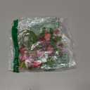 5 Pcs Flower Napkin Rings Valentine Day Heart Red Floral Holder Table Decor Handcraft Artificial Leaves for Wedding Anniversary Mothers Day Party Dinner Supplies