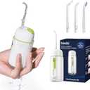 bixdo Water Flosser Portable for Travel - Mini Water Flosser IPX7 Waterproof, 360° Nozzles, Cordless Water Dental Flosser for Teeth Cleaning Flossing for Adults, Braces & Sensitive Gums