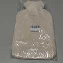 Large Hot Water Bottle with Cover, 2 Litre, Premium Natural Rubber Hot Water Bag, Soft Fleece Cover for Pain Relief, Back, Neck and Shoulders & Warm Cosy Nights (Beige)