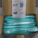 Bedside Commode Liners with Absorbent Pads, Extraordinary Thick (40 Mil), Potty Chair Liners – 100 Liners + 100 Super Absorbent Pads, Leak-Proof, Gel-Lock Absorbent Core, Drawstring Closure