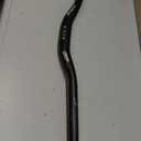 Wake 31.8mm MTB Mountain Bike Handlebar, Aluminum Alloy Mountain Bike Bicycle Riser Handlebar Extra Long 720/780mm with Paint Matte Surface (Black, 720mm)