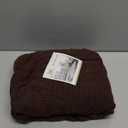 H.VERSAILTEX Super Stretch Individual Seat Cushion Covers - Thick Jacquard Textured Twill Fabric (2 Piece Large Sofa Cushion Covers, Chocolate)