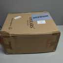 OYEARS Farmhouse Table Lamps Set of 2 for Living Room Bedroom Bedside Tree Lamp Nightstand End Table 25" Lamps Vintage Natural Style (Grey and White)