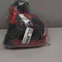 Geyoga 2 Pcs Halloween Horror Grim Reaper Costume Scary Cloak Medieval Renaissance Gothic Wizard Robe Men Women Hooded Cape (Medium, Black, Bright Red)