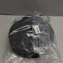 Collapsible Stool, Folding Chair - Upgraded Portable Chair with Load Capacity 400lbs, Portable Stool for Camping Fishing Hiking - Folding Tool with Carrying Straps,Gifts for Fisherman (Black)