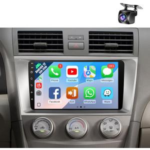 Naifay Android 12 Car Radio for Toyota Camry (FIT-J.B.L Version) 2006 2007 2008 2009 2010 2011, 9inch Touch Screen for Toyota Camry Stereo with Carplay Android Auto/Bluetooth/GPS/WiFi/Camera+Can Bus