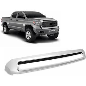 Hood Scoop Molding Compatible With Toyota Tundra 2014-2021 Grill Upper Molding Hood Molding Front Upper Hood Bulge Molding (Chrome)