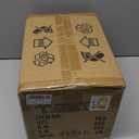 Modern Globe Glass Table Lamp Mid-Century Industrial Dimmable Touch Control Desk Lights 3 Brightness Levels Glass Small Decor Nightstand Lamps for Bedroom Living Room Study (Amber)