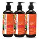 Natural Solution Body Wash, Formulated with Organic Blood Orange Extracts with Himalayan Pink Salt, Revitalizes & Refreshing Your Skin, 17 fl oz/Each Pack of 3