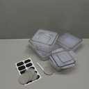 40 PCS Food Storage Containers with Lids Airtight (20 Containers & 20 Lids), Plastic Storage Meal Prep Container-Stackable 100% Leakproof & Microwave Organization and Storage Sets, Lunch Containers