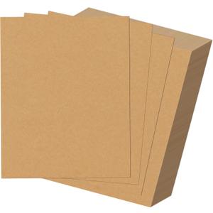 HORLIMER 100 Pack 8x10 Chipboard Sheets, Kraft Cardboard for Shipping, Book Binding, DIY Crafts