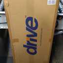 Drive Medical Deluxe Full Length Hospital Bed Side Rails, Brown Vein