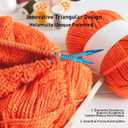 Holamulta Ergonomic Triangular Interchangeable Circular Knitting Needles Set - Ideal for Arthritis & Big Hands (Multi-Colored)