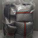 Car Seat Cover Full Set, Premium Soft Breathable Seat Covers with Neck Pillows, Lumbar Pillows, for Most 5 Seats Cars SUV, Airbag Compatible (Gray)