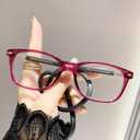 Magnetic Blue Light Blocking Reading Glasses for Presbyopia, Blue Light Filter, and Interchangeable Adjustable Straps (Rosy)