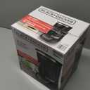 BLACK+DECKER 12-Cup Digital Coffee Maker, Programmable, Washable Basket Filter, Sneak-A-Cup, Auto Brew, Water Window, Keep Hot Plate, Black