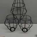 Pendant light shades, Wall Lamp Shades, Vintage Metal Wire Lamp Shades, Farmhouse Style Lighting Cage Shades, DIY, Set of 3