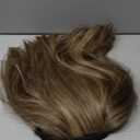 SAPPHIREWIGS Straight Headband Wig Ready to Go Glueless Synthetic Highlight Brown Headband Wigs Long Straight Wig for Black Women Daily Party Use 26 Inch