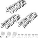 Stainless Steel Burner Tube Gas Grill Replacement Parts for Select Viking VGBQ 41 in T Series, VGBQ 53 in T Series, VGBQ 53" T Series and Other Grill Models, 21.875" x 6.125", Pack of 3