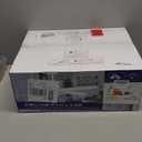 Ceiling Fans with Lights, 42 Inch Low Profile Ceiling Fan with Lights and Remote Control, LED Dimmable DC Reversible, 8 Speed, Noiseless, Modern Brown Ceiling Fan for Bedroom, Indoor/Outdoor Use