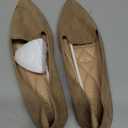 SAILING LU Women Pointed Toe Ballets Flats Faux Suede Comfortable Soft Ballet Walking Shoes Dressy Slip-on Ballerina Shoes (10.5, A285-khaki)