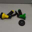 Garden Hose Nozzle Sprayer: 2 Pack 10 Watering Patterns Water Hose Spray Nozzles for Garden Hose Heavy Duty Hose Head Hose Attachment for Garden Hose YellowGreen